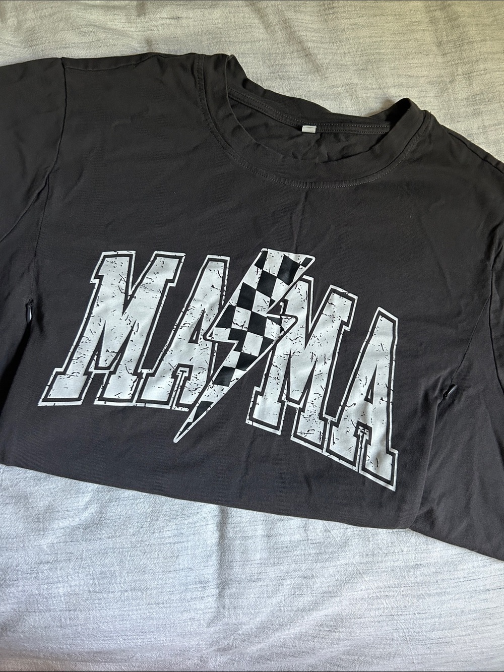 Black 'MAMA' nursing Graphic Tee
